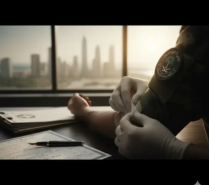اجراءات تعويض إصابة العمل للعسكريين بالدمام السعودية